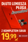 Dłuto lemiesza, LEWE ze śrubami do Kverneland 063090 - niemieckie KRAMP! 